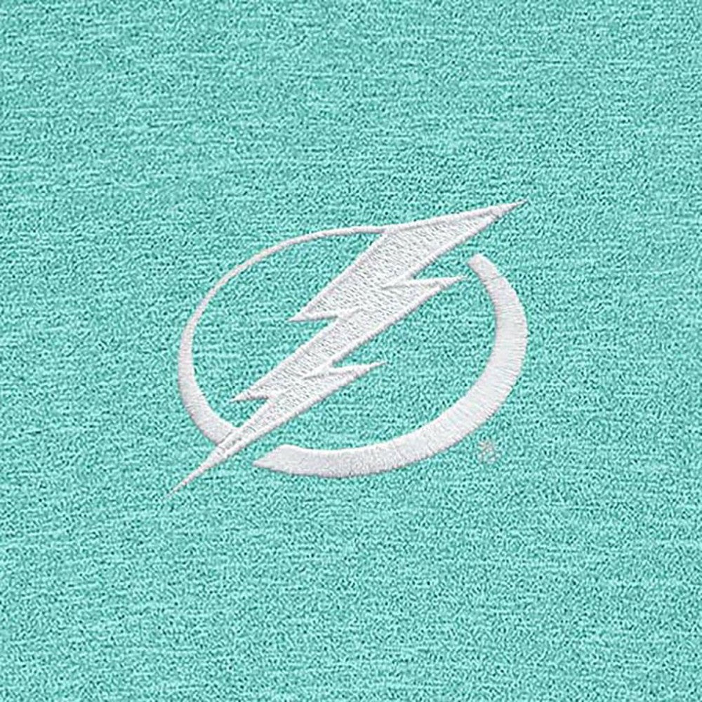 Tampa Bay Lightning Antigua White Logo Hunk Quarter-Zip Pullover - Mint - NHL 201249497