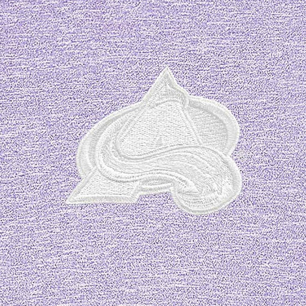 Colorado Avalanche Antigua White Logo Hunk Quarter-Zip Pullover - Lavender - NHL 201249510