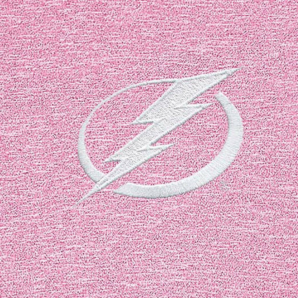 Tampa Bay Lightning Antigua White Logo Hunk Quarter-Zip Pullover - Pink - NHL 201249516