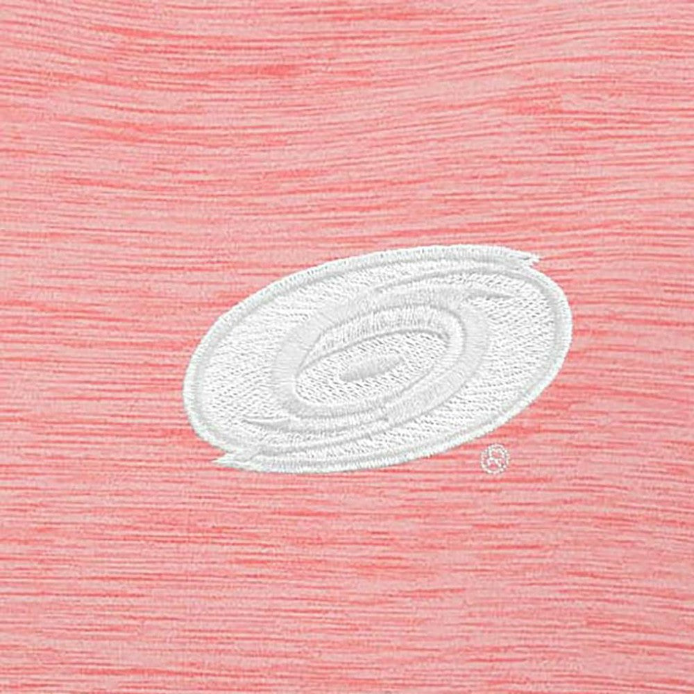 Carolina Hurricanes Antigua White Logo Bright Quarter-Zip Pullover - Coral - NHL 201249643