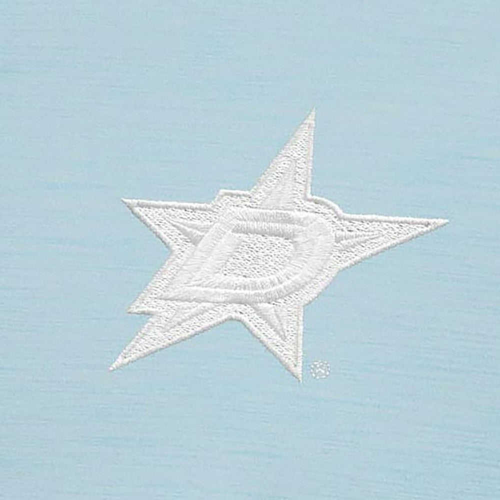 Dallas Stars Antigua White Logo Bright Quarter-Zip Pullover - Powder Blue - NHL 201249646