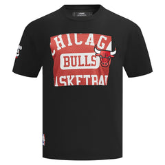 Chicago Bulls Pro Standard Made To Play Drop Shoulder T-Shirt Black