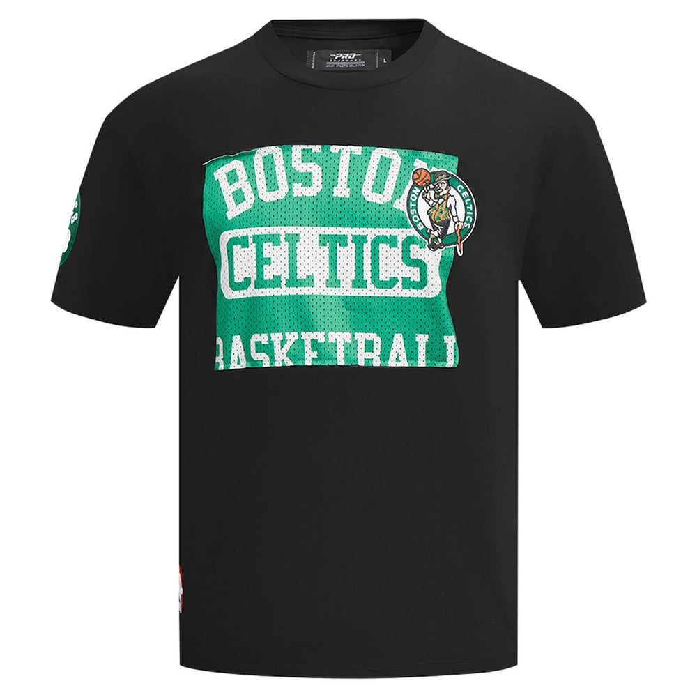 Boston Celtics Pro Standard Made To Play Drop Shoulder T-Shirt Black