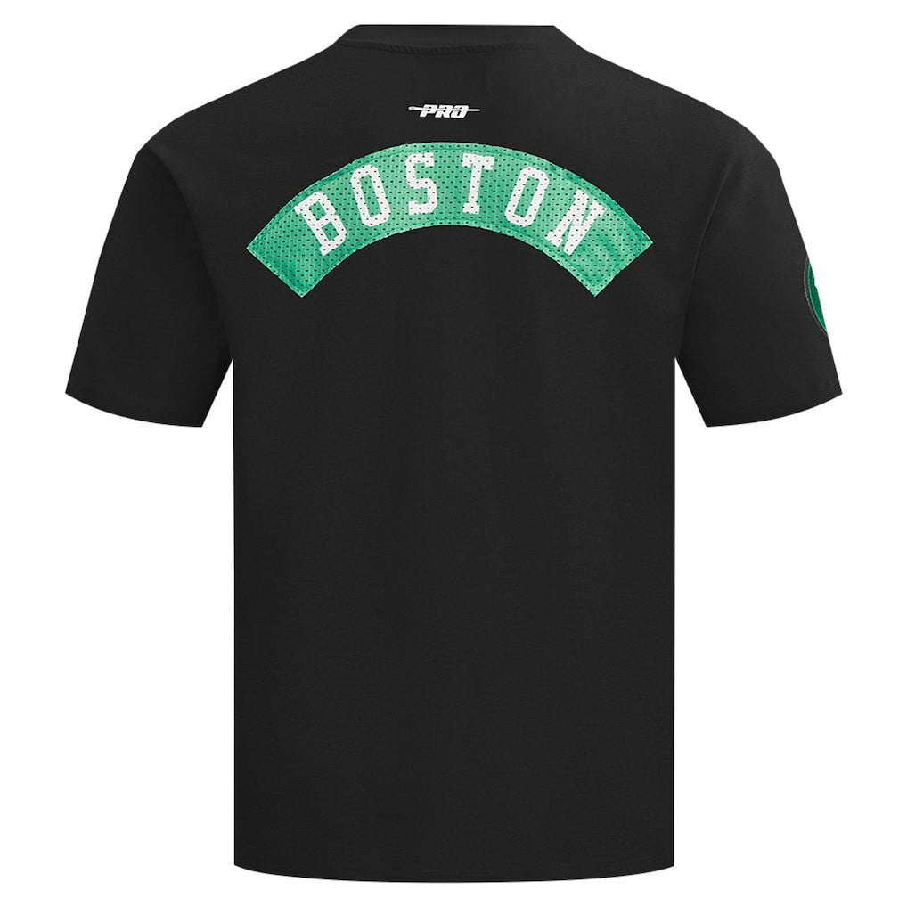 Boston Celtics Pro Standard Made To Play Drop Shoulder T-Shirt Black