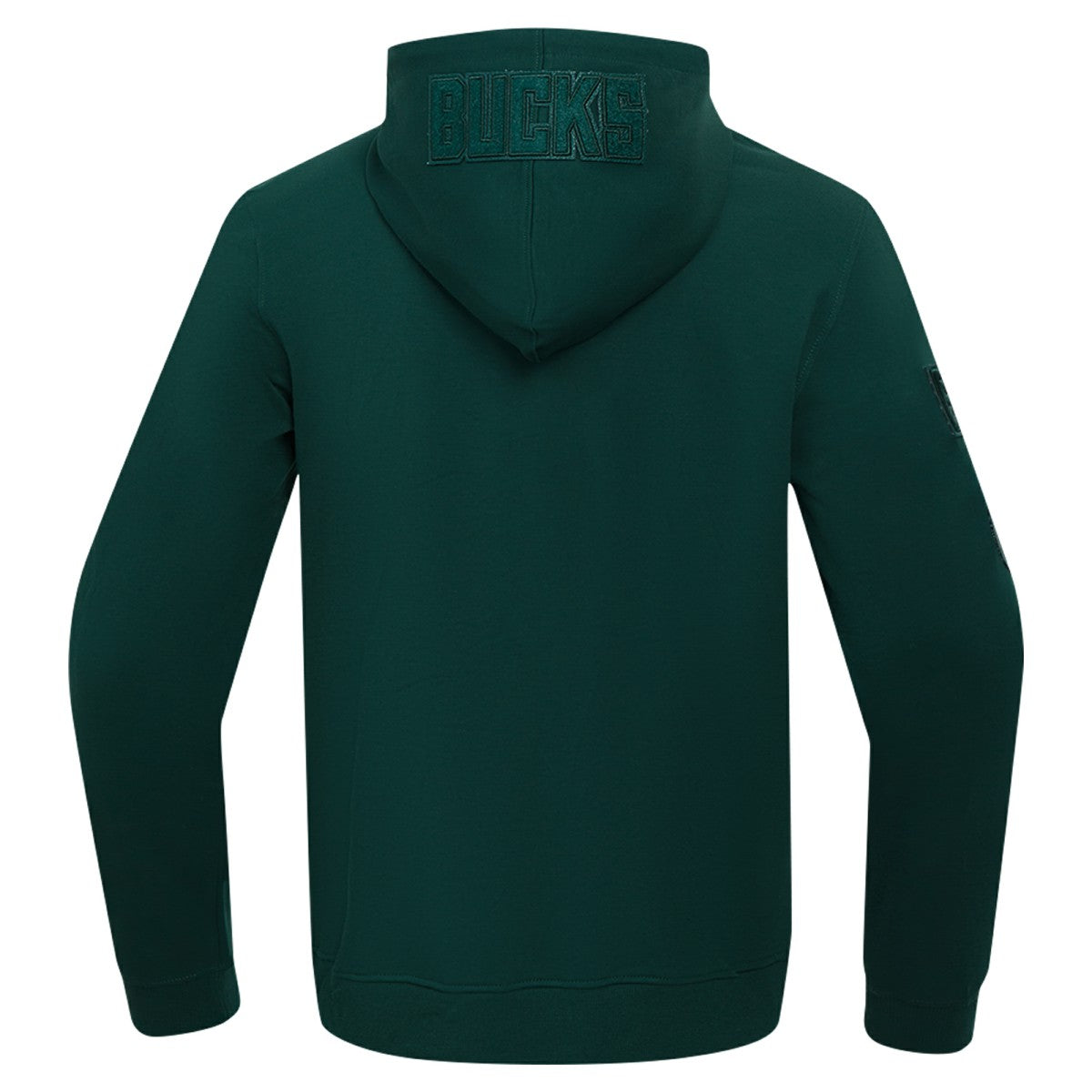 Milwaukee Bucks Pro Standard Triple Tonal DK Full-Zip Hoodie Jacket Hunter Green