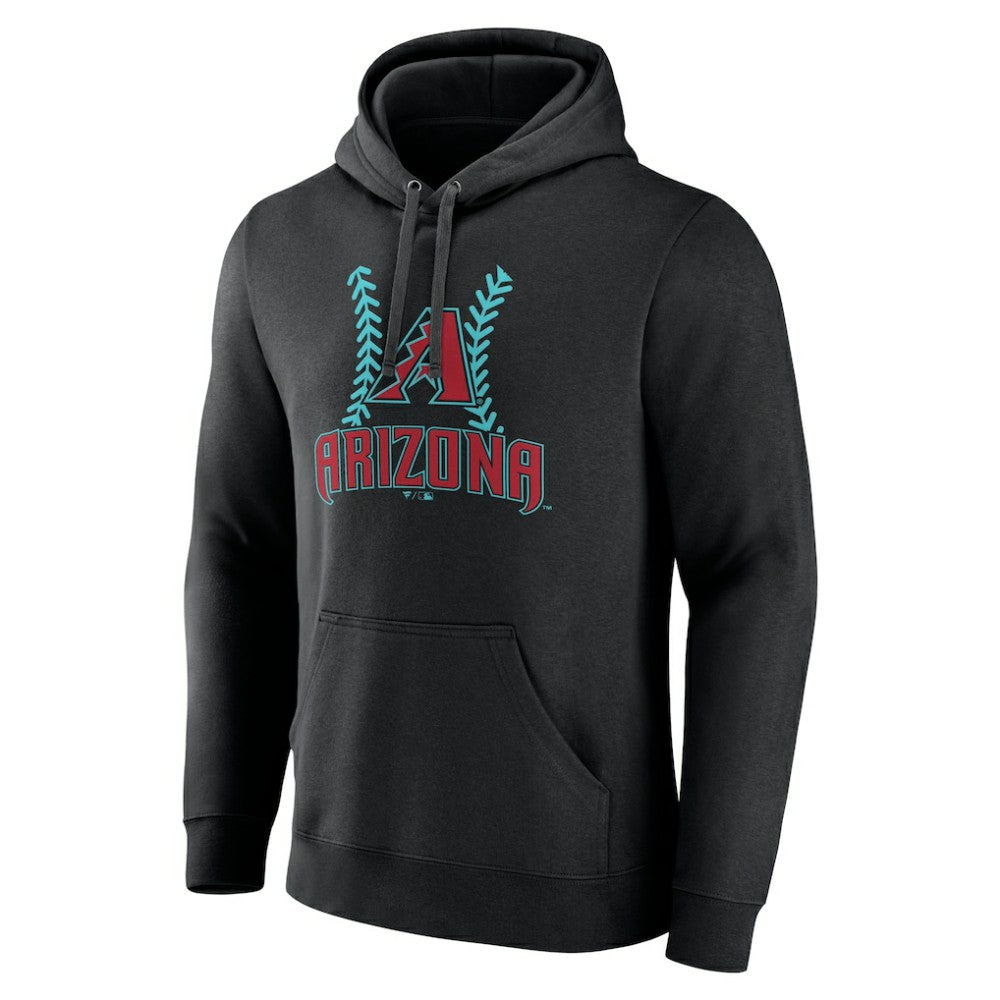 Arizona Diamondbacks Personalized Name & Number Fastball Pullover Hoodie - Black - MLB on Sale