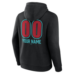 Arizona Diamondbacks Personalized Name & Number Fastball Pullover Hoodie - Black - MLB on Sale