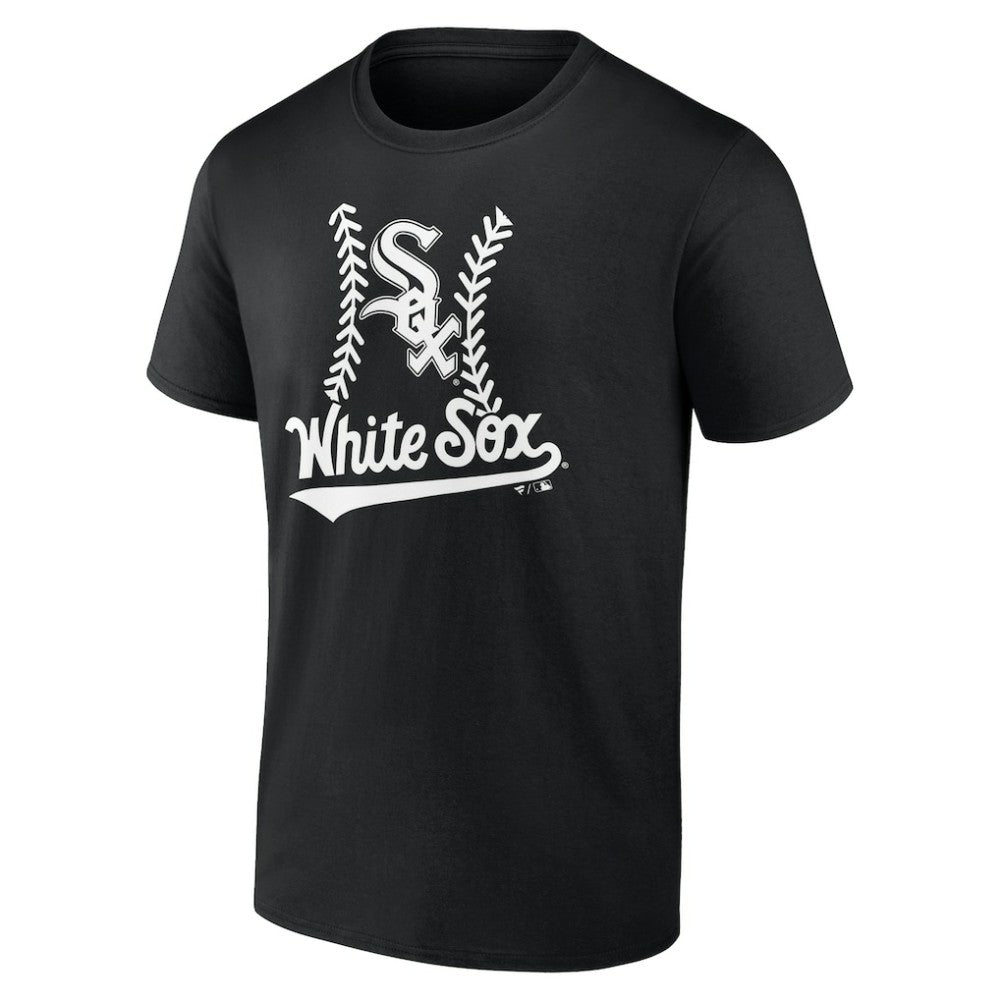 Chicago White Sox Personalized Name & Number Fastball T-Shirt - Black - MLB Discount