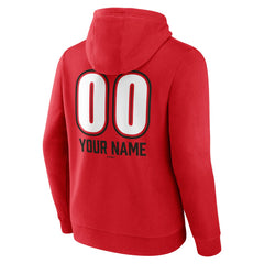 Cincinnati Reds Personalized Name & Number Fastball Pullover Hoodie - Red - MLB Sale