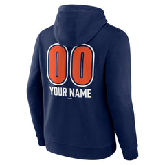 Detroit Tigers Personalized Name & Number Fastball Pullover Hoodie - Navy - MLB Online