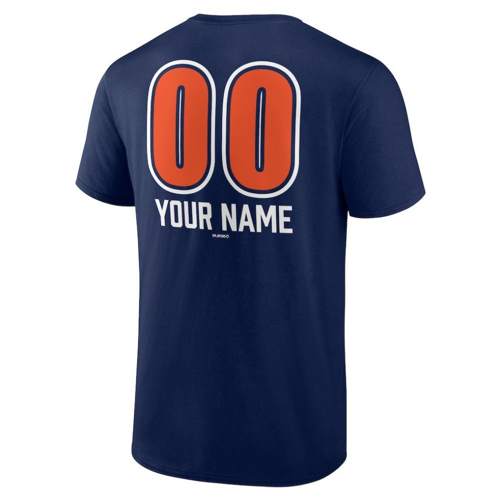 Detroit Tigers Personalized Name & Number Fastball T-Shirt - Navy - MLB on Sale