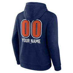 Houston Astros Personalized Name & Number Fastball Pullover Hoodie - Navy - MLB Lifestyle