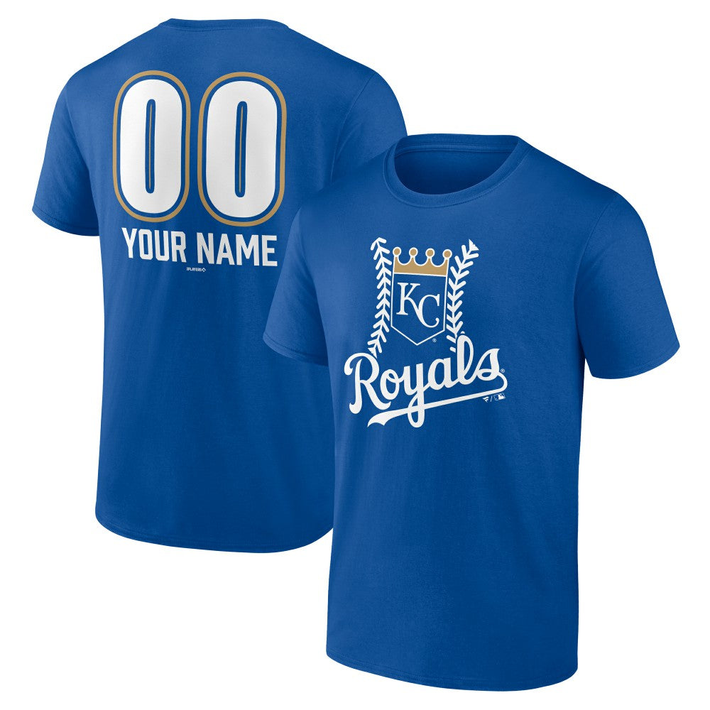 Kansas City Royals Personalized Name & Number Fastball T-Shirt - Royal - MLB Discount