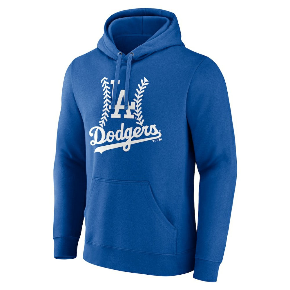 Los Angeles Dodgers Personalized Name & Number Fastball Pullover Hoodie - Royal - MLB Sale