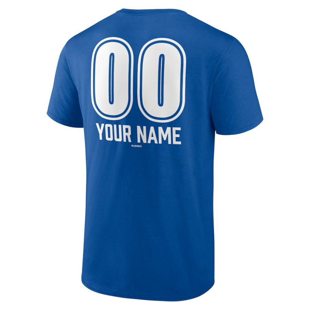 Los Angeles Dodgers Personalized Name & Number Fastball T-Shirt - Royal - MLB on Sale