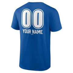 Los Angeles Dodgers Personalized Name & Number Fastball T-Shirt - Royal - MLB on Sale