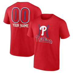 Philadelphia Phillies Personalized Name & Number Fastball T-Shirt - Red - MLB Online