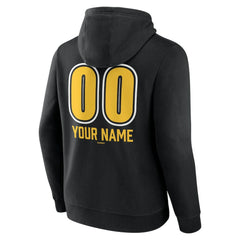 Pittsburgh Pirates Personalized Name & Number Fastball Pullover Hoodie - Black - MLB on Sale