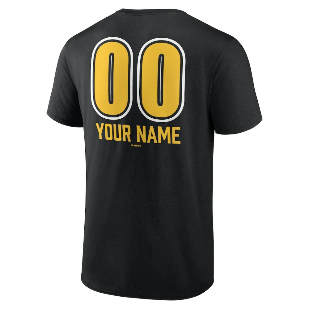 Pittsburgh Pirates Personalized Name & Number Fastball T-Shirt - Black - MLB Online