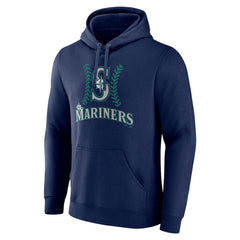 Seattle Mariners Personalized Name & Number Fastball Pullover Hoodie - Navy - MLB Sale