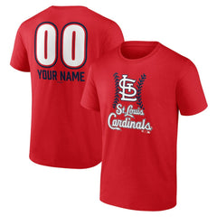 St. Louis Cardinals Personalized Name & Number Fastball T-Shirt - Red - MLB Sale