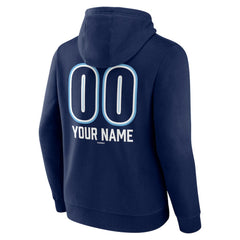 Tampa Bay Rays Personalized Name & Number Fastball Pullover Hoodie - Navy - MLB Lifestyle