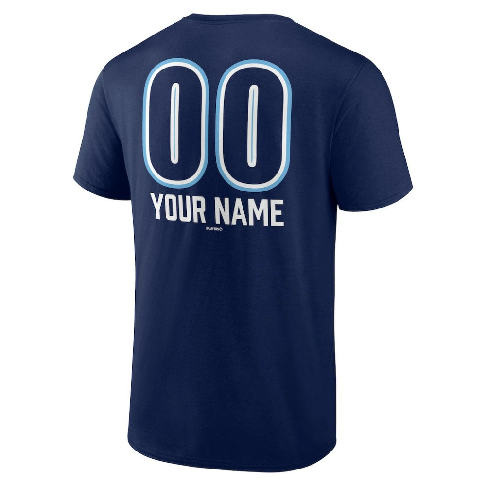 Tampa Bay Rays Personalized Name & Number Fastball T-Shirt - Navy - MLB on Sale