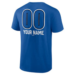 Toronto Blue Jays Personalized Name & Number Fastball T-Shirt - Royal - MLB Discount