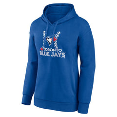 Toronto Blue Jays Women's Personalized Name & Number Fastball Pullover Hoodie - Royal - MLB Online