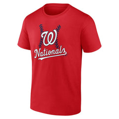 Washington Nationals Personalized Name & Number Fastball T-Shirt - Red - MLB Discount