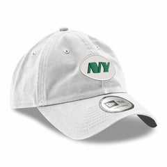 New York Jets New Era Casual Classic Adjustable Hat White