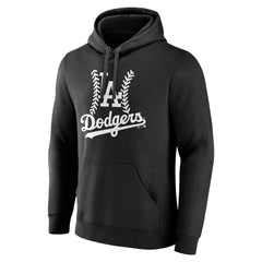 Los Angeles Dodgers Personalized Name & Number Fastball Pullover Hoodie - Black - MLB Online