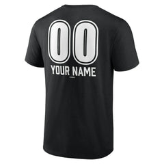 Los Angeles Dodgers Personalized Name & Number Fastball T-Shirt - Black - MLB Lifestyle