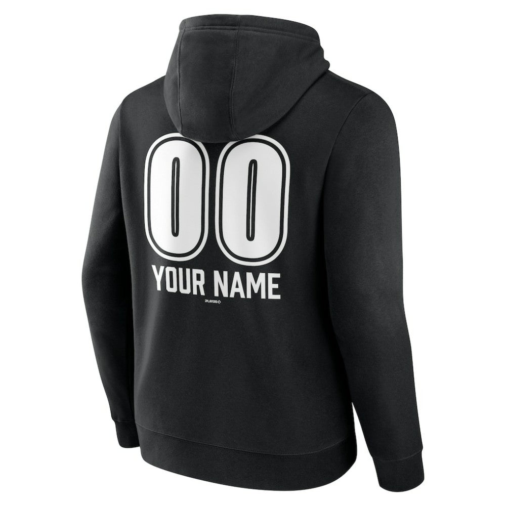 New York Yankees Personalized Name & Number Fastball Pullover Hoodie - Black - MLB Online