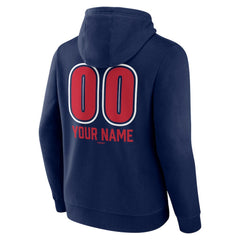St. Louis Cardinals Personalized Name & Number Fastball Pullover Hoodie - Navy - MLB Discount