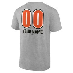 Baltimore Orioles Personalized Name & Number Fastball T-Shirt - Heather Gray - MLB Discount