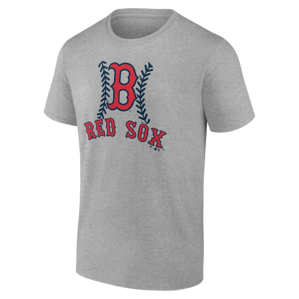 Boston Red Sox Personalized Name & Number Fastball T-Shirt - Heather Gray - MLB Online