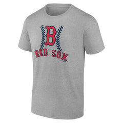 Boston Red Sox Personalized Name & Number Fastball T-Shirt - Heather Gray - MLB Online