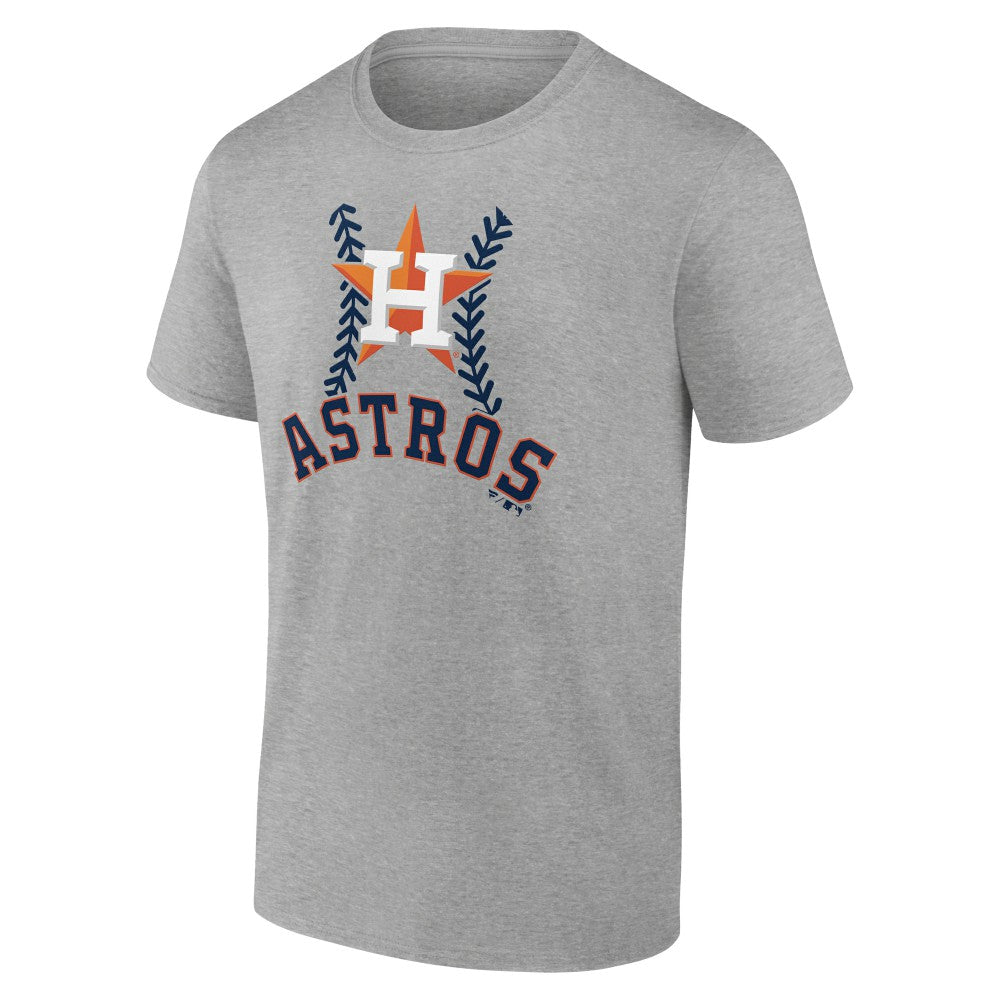 Houston Astros Personalized Name & Number Fastball T-Shirt - Heather Gray - MLB Online