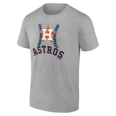 Houston Astros Personalized Name & Number Fastball T-Shirt - Heather Gray - MLB Online