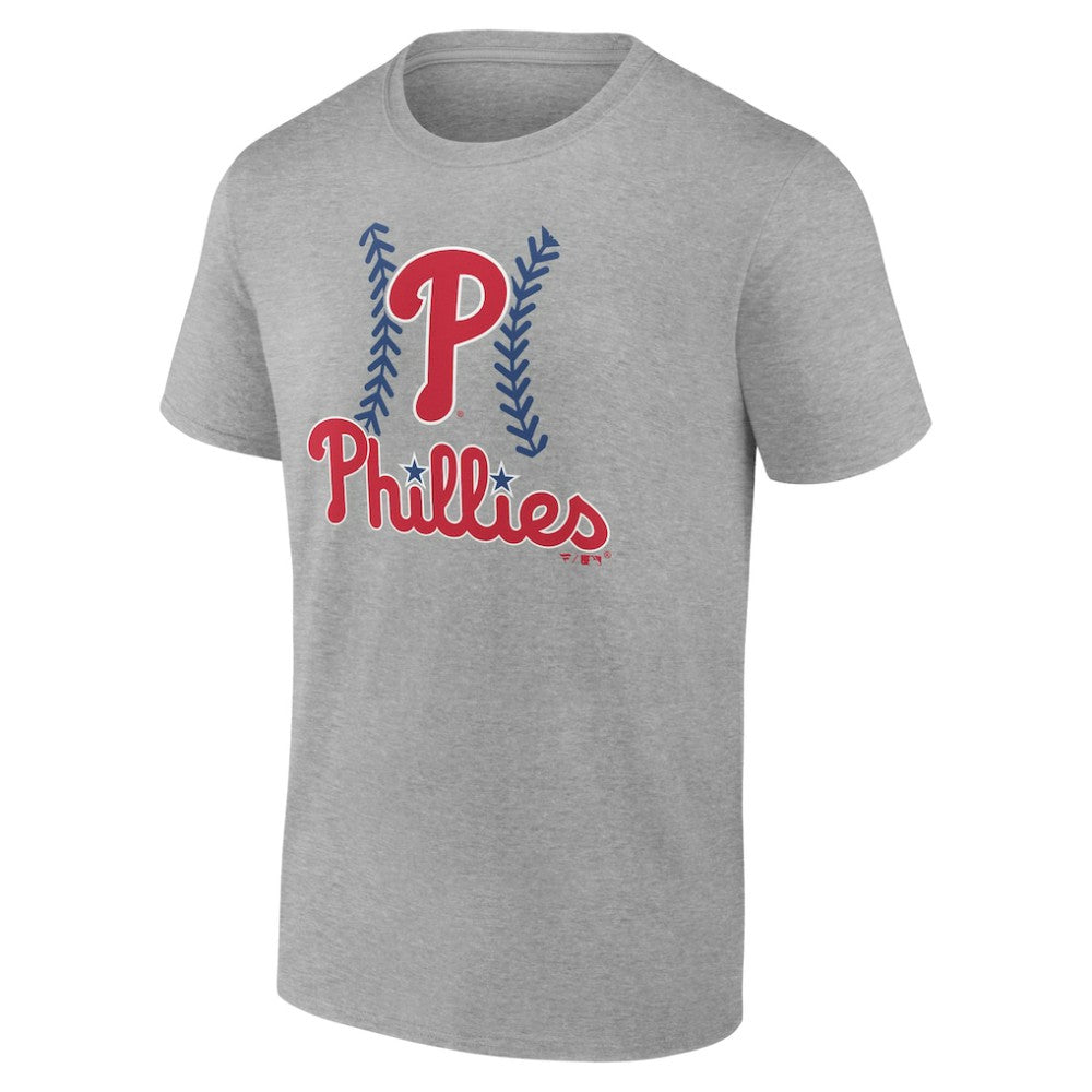 Philadelphia Phillies Personalized Name & Number Fastball T-Shirt - Heather Gray - MLB Online