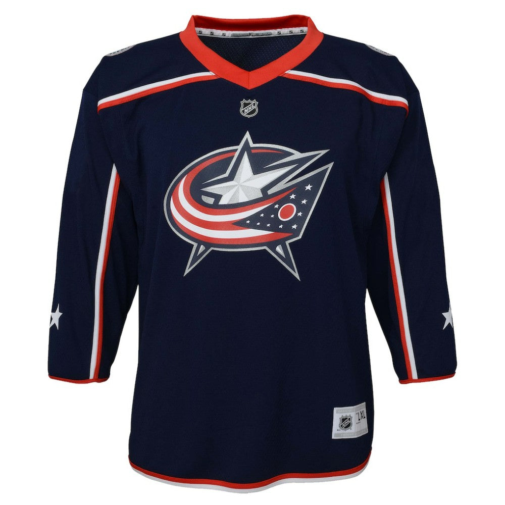 Columbus Blue Jackets Youth Home Replica Custom Jersey - Navy - NHL 201253605