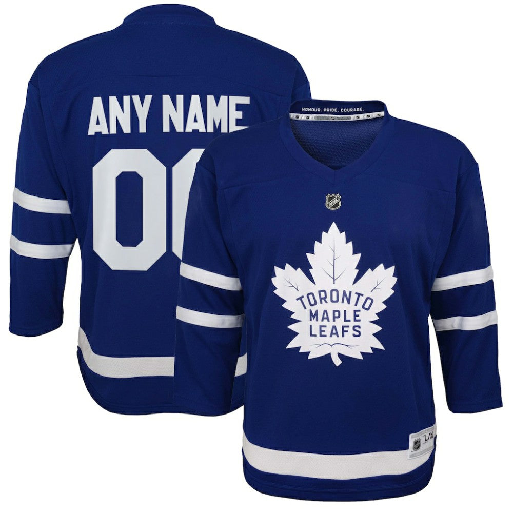 Toronto Maple Leafs Youth Home Replica Custom Jersey - Blue - NHL 201253610