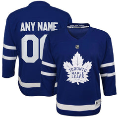 Toronto Maple Leafs Youth Home Replica Custom Jersey - Blue - NHL 201253610
