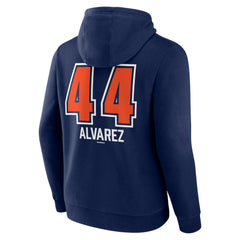 Yordan Alvarez Houston Astros Fastball Player Name & Number Pullover Hoodie - Navy - MLB Lifestyle