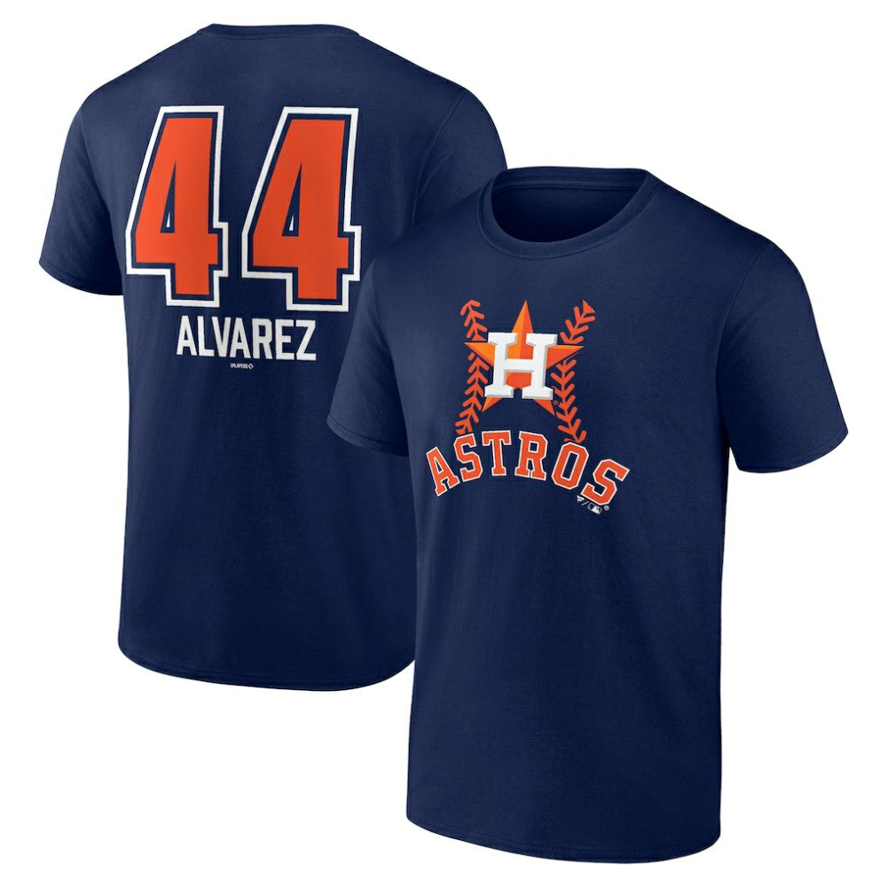 Yordan Alvarez Houston Astros Fastball Player Name & Number T-Shirt - Navy - MLB on Sale