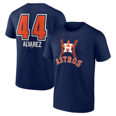 Yordan Alvarez Houston Astros Fastball Player Name & Number T-Shirt - Navy - MLB on Sale