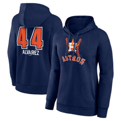 Yordan Alvarez Houston Astros Women's Fastball Player Name & Number Pullover Hoodie - Navy - MLB Discount