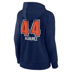 Yordan Alvarez Houston Astros Women's Fastball Player Name & Number Pullover Hoodie - Navy - MLB Discount