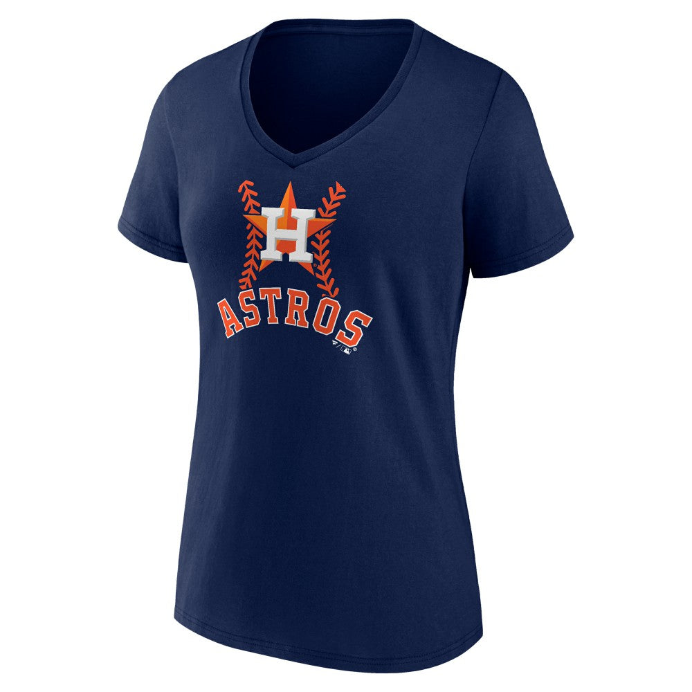 Yordan Alvarez Houston Astros Women's Fastball Player Name & Number V-Neck T-Shirt - Navy - MLB Online